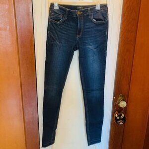 Prosperity Raw Hem Dark Wash Jeans